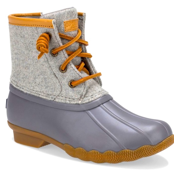 Sperry Saltwater Wool Duck Boots. Water Resistant With Thinsulate. Womans size 8 - Picture 7 of 14